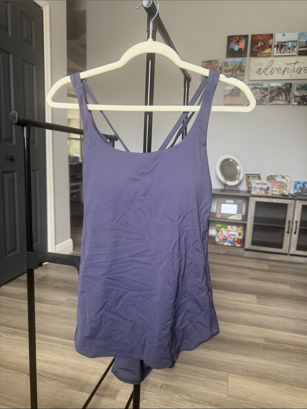 HALARA Purple Double-Strap Sports Bra Tank